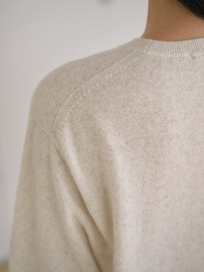 MARAN Cashmere Round Pullover - Oatmeal 商品画像16/21