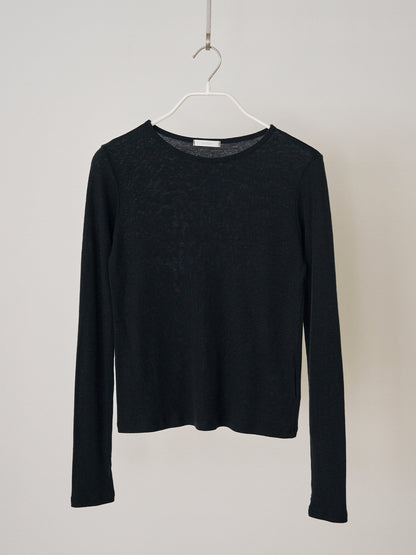 MARAN Finger Hole Long Sleeve - Black 商品画像18/21