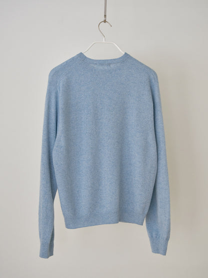 Cashmere Round Pullover - Blue 9