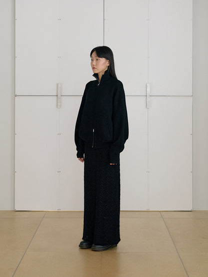 MARAN Ray Zip-up Cardigan - Black 商品画像15/21