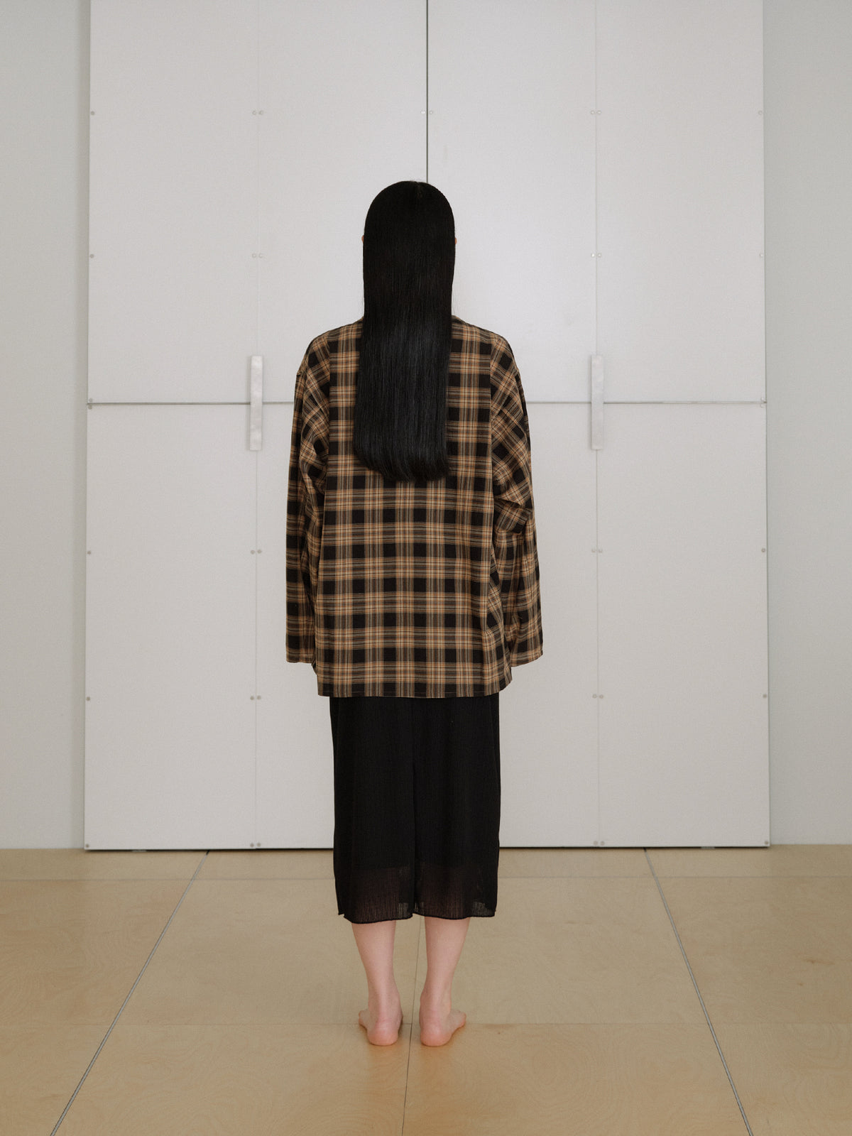 Check Flap Jacket - Black 8