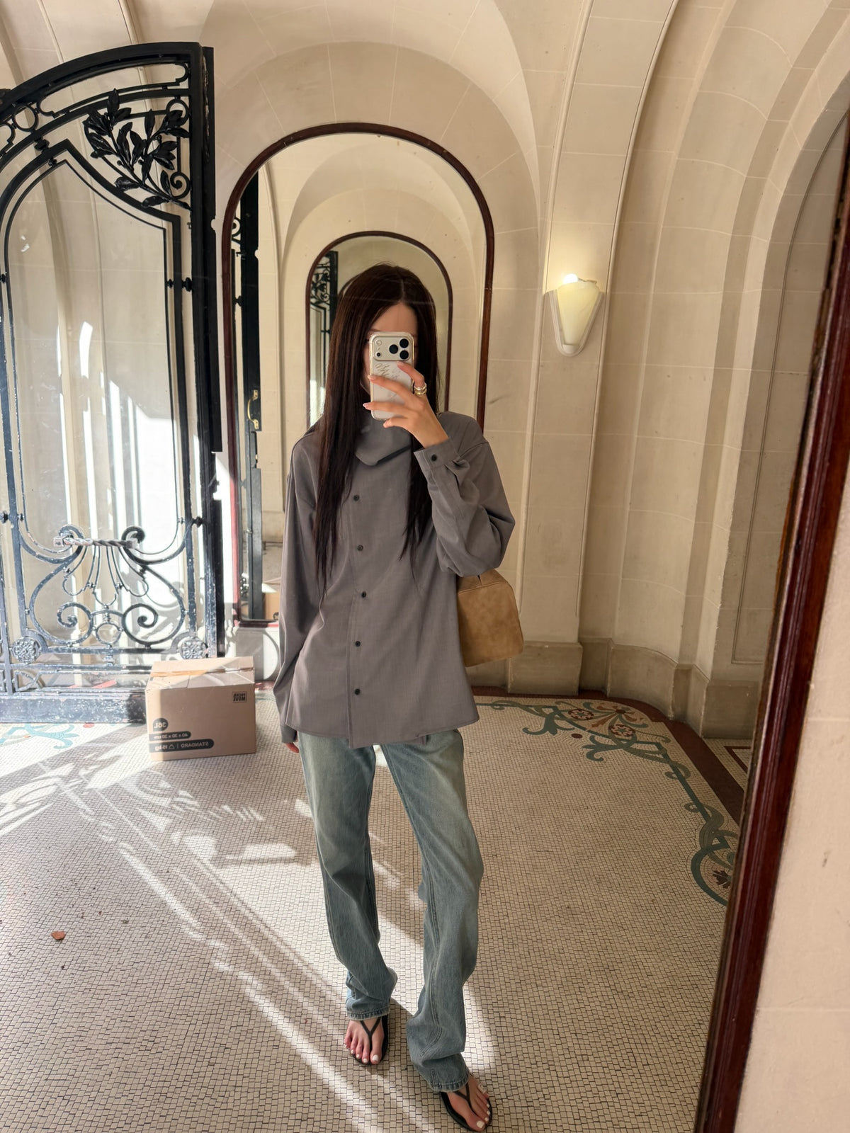Shoulder Muffler Shirt