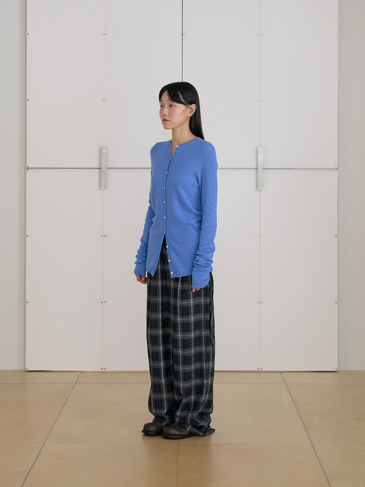 MARAN Alpaca Button Cardigan - Blue 商品画像15/21