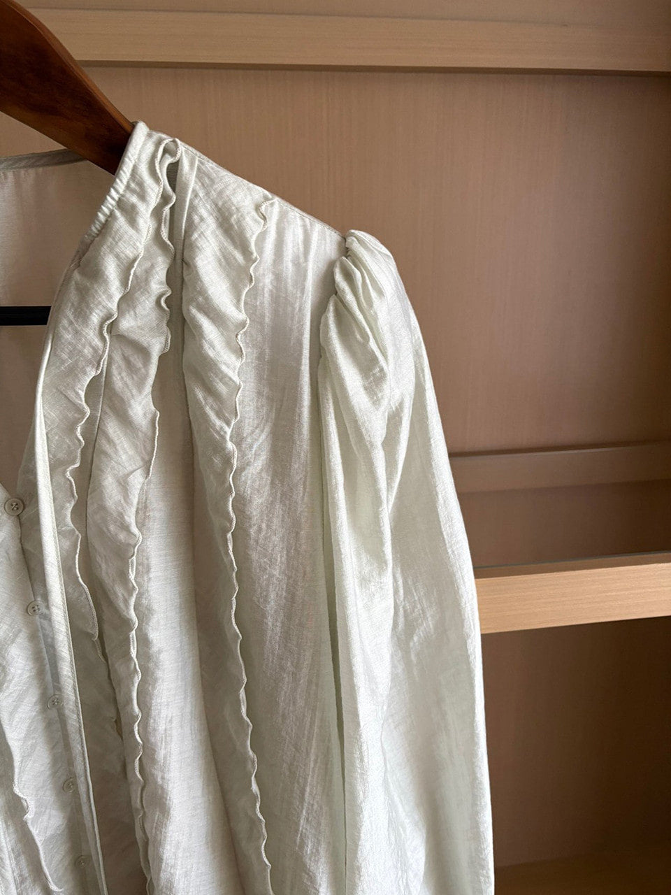 【A MA:DE】Baguette blouse ( 3color )
