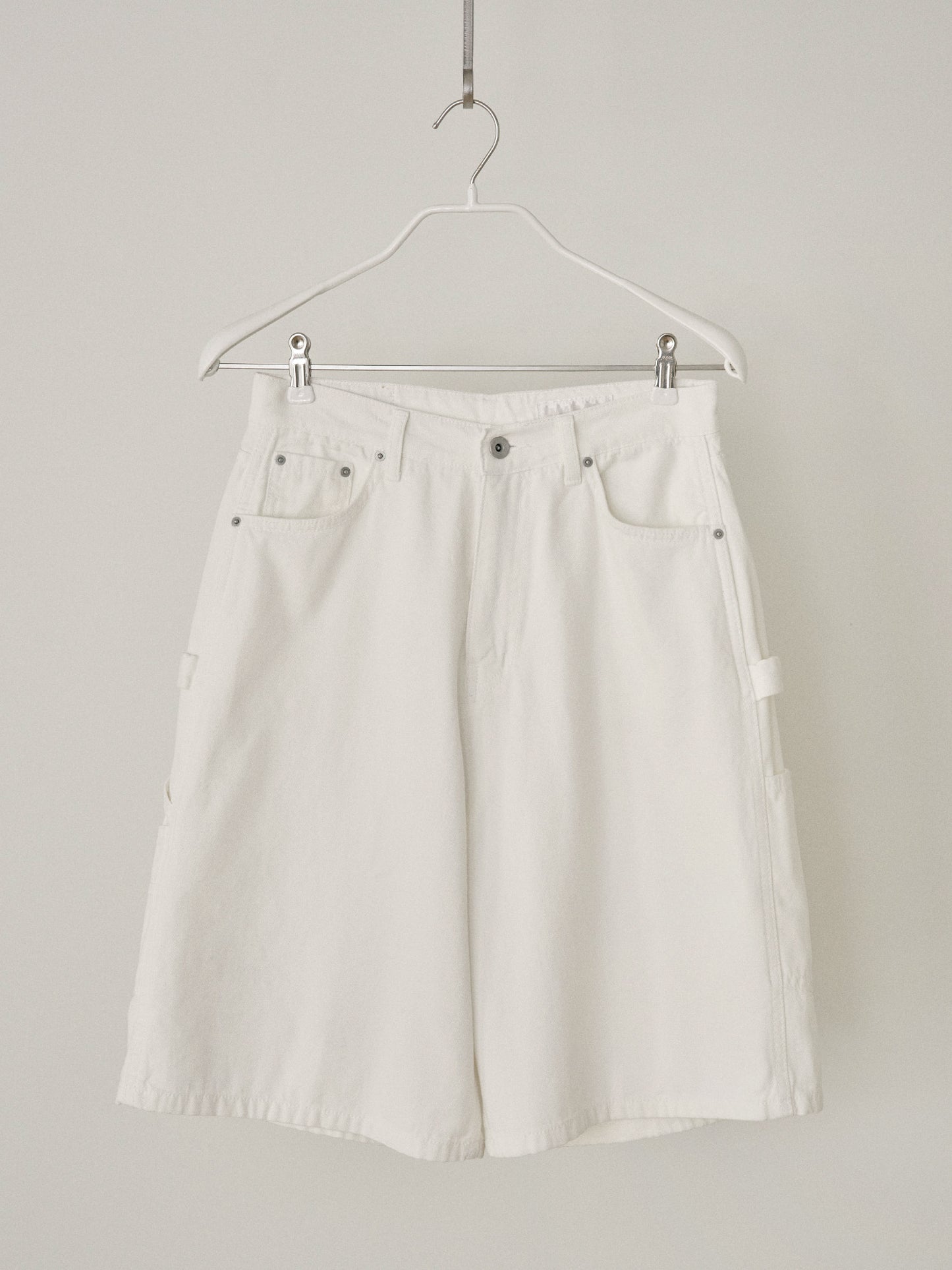 Oxford Work Half Pants - Ivory