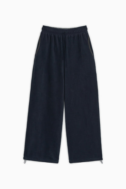 SIGNATURE EMBROIDERY FLEECE PANTS, NAVY