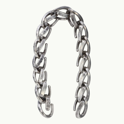 フォージ ラージ リンク ブレスレット いぶし仕上げ