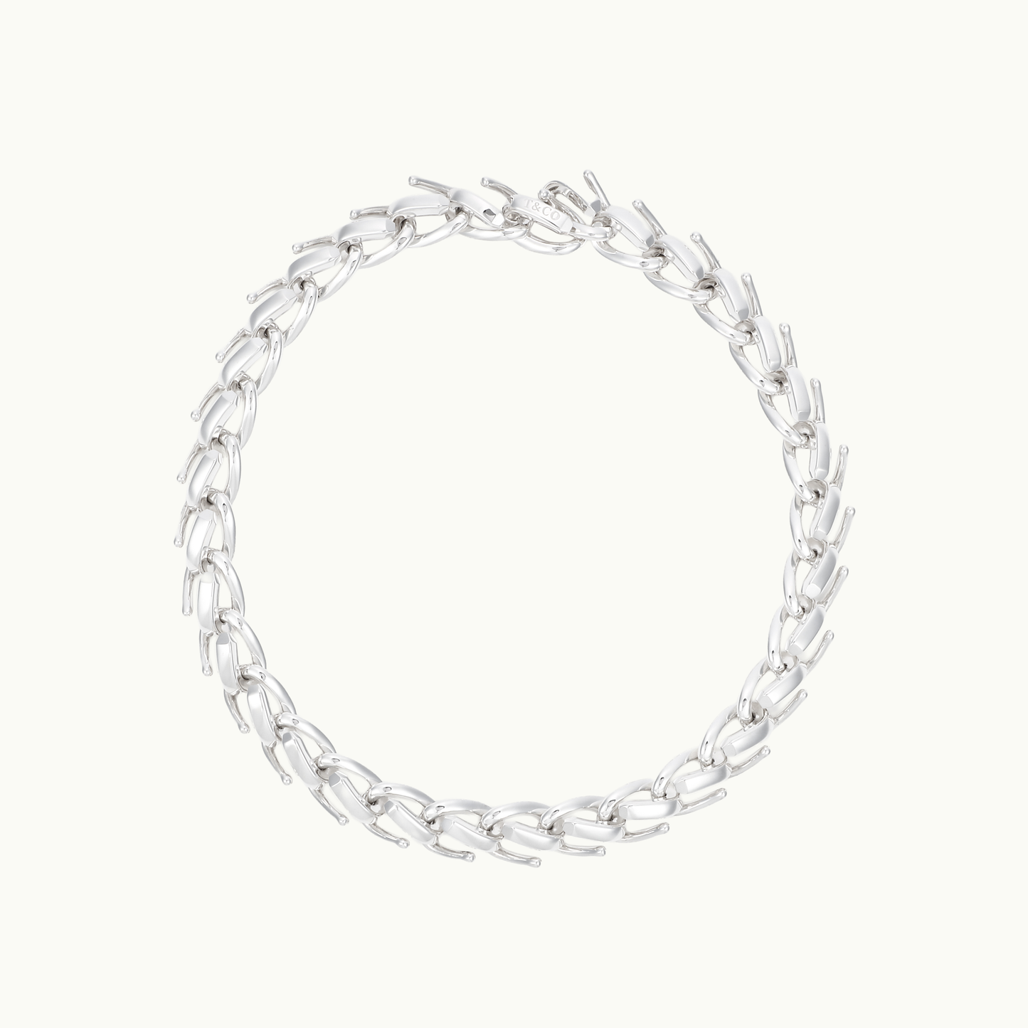 フォージ ラージ リンク ネックレス ハイポリッシュ