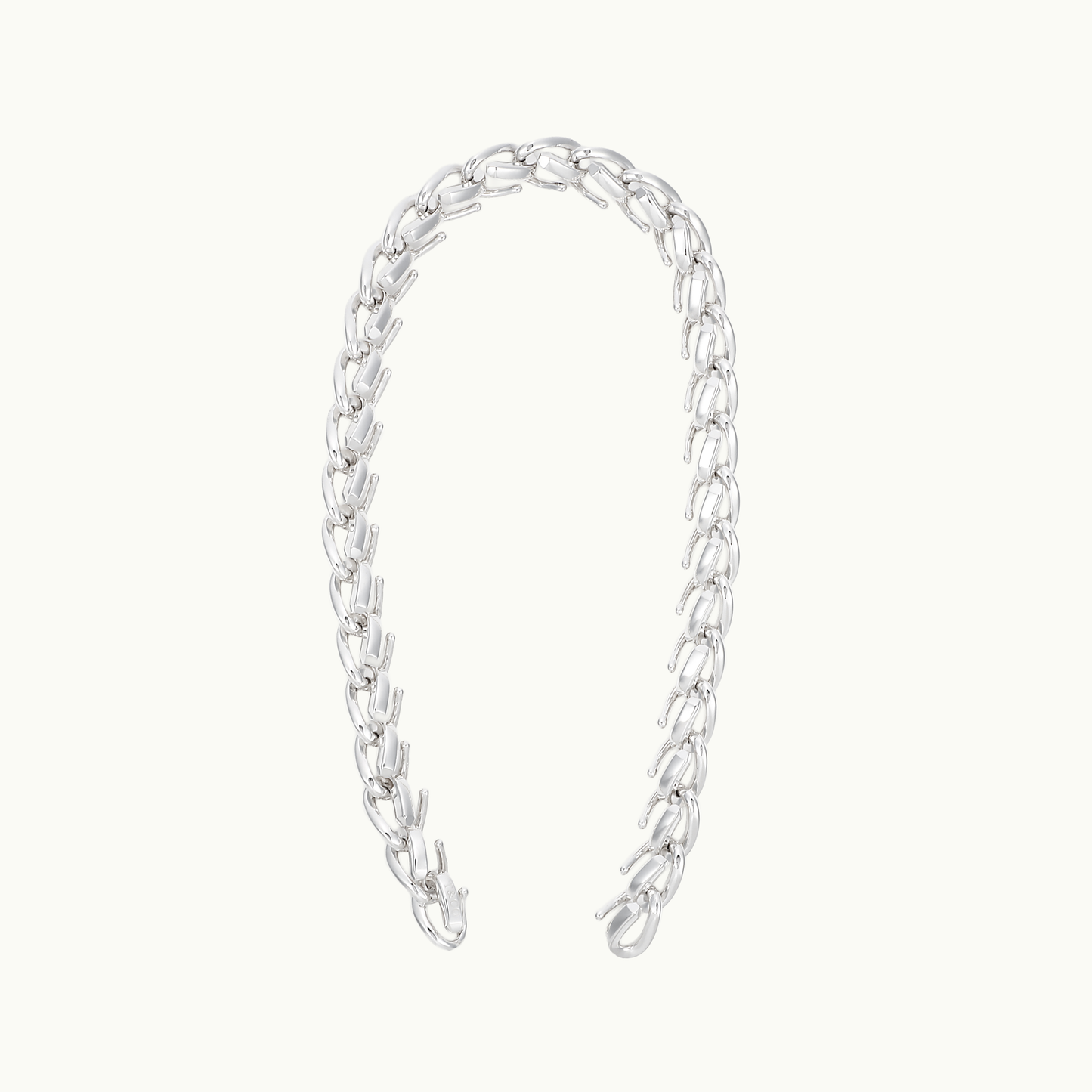 フォージ ラージ リンク ネックレス ハイポリッシュ