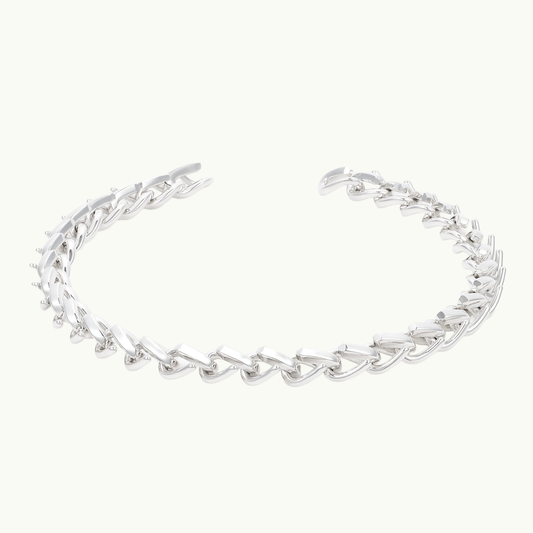 フォージ ラージ リンク ネックレス ハイポリッシュ