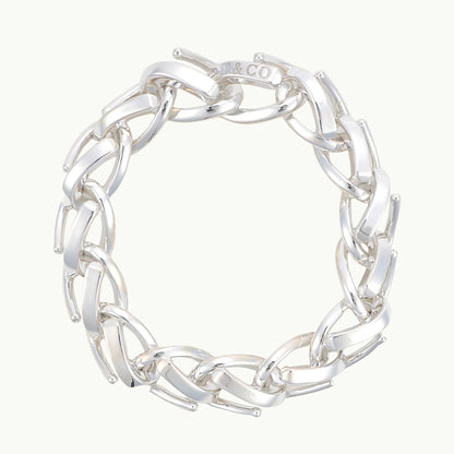 フォージ ラージ リンク ブレスレット ハイポリッシュ