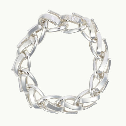 フォージ ラージ リンク ブレスレット ハイポリッシュ