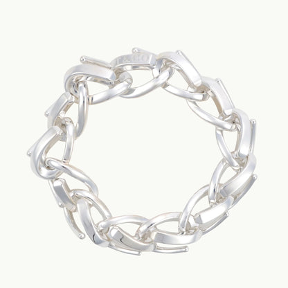 フォージ ラージ リンク ブレスレット ハイポリッシュ
