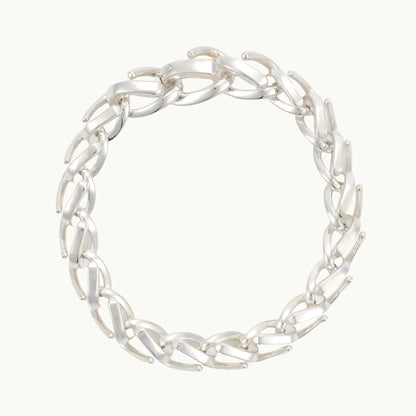 フォージ ミディアム リンク ブレスレット ハイポリッシュ