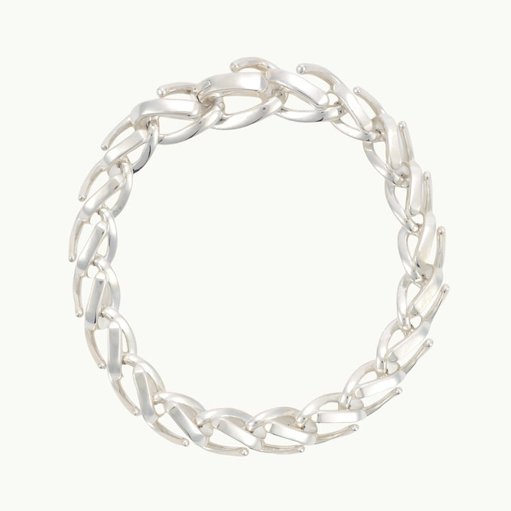 フォージ ミディアム リンク ブレスレット ハイポリッシュ