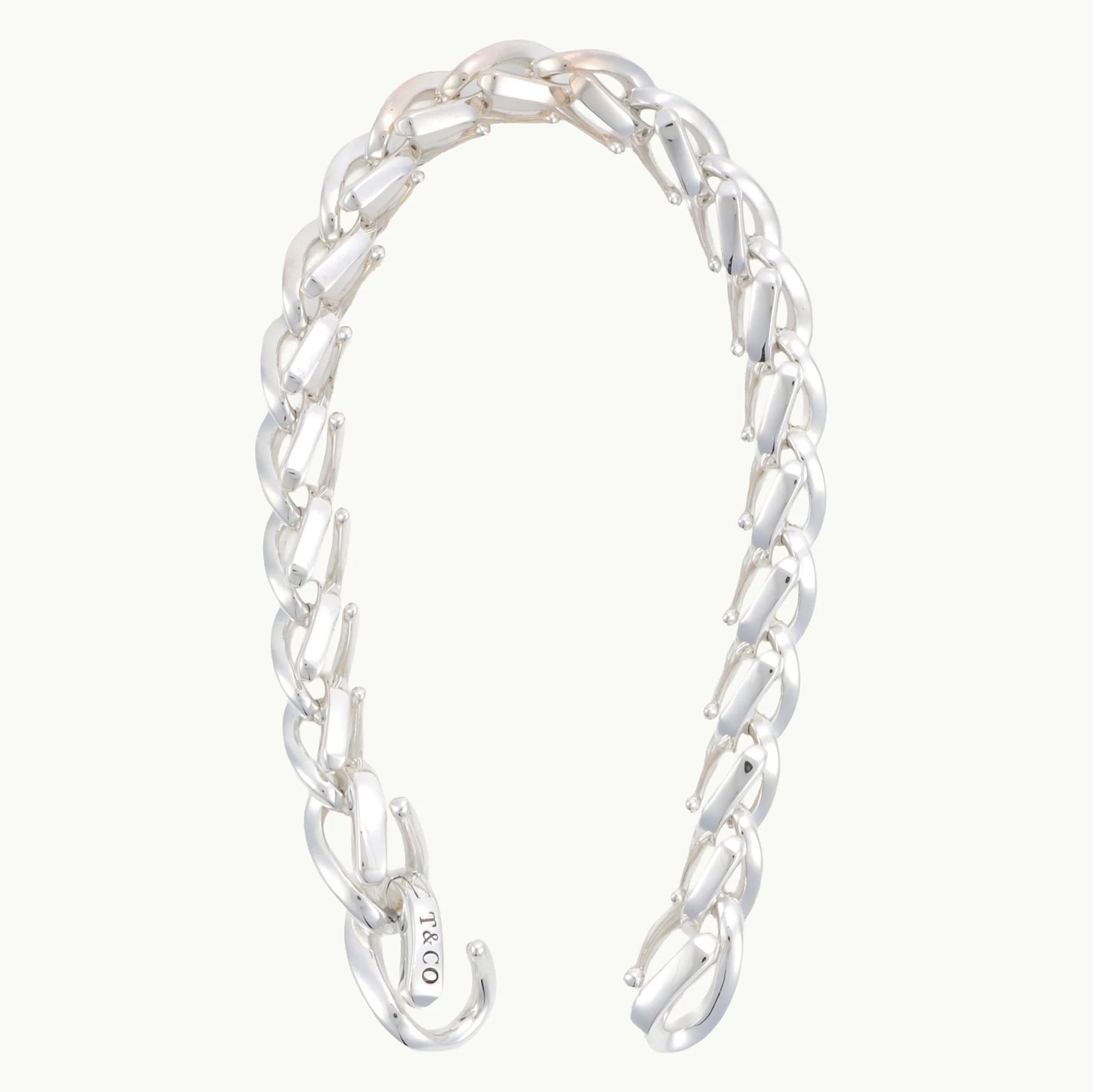 フォージ ミディアム リンク ブレスレット ハイポリッシュ