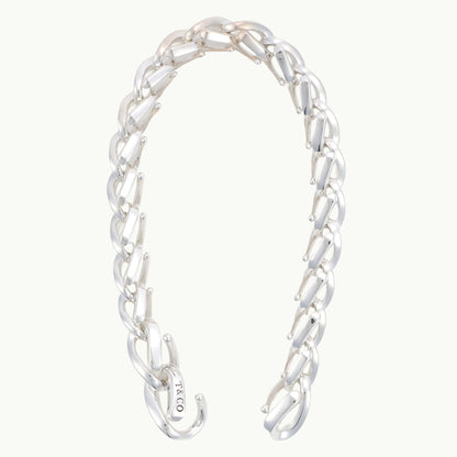 フォージ ミディアム リンク ブレスレット ハイポリッシュ