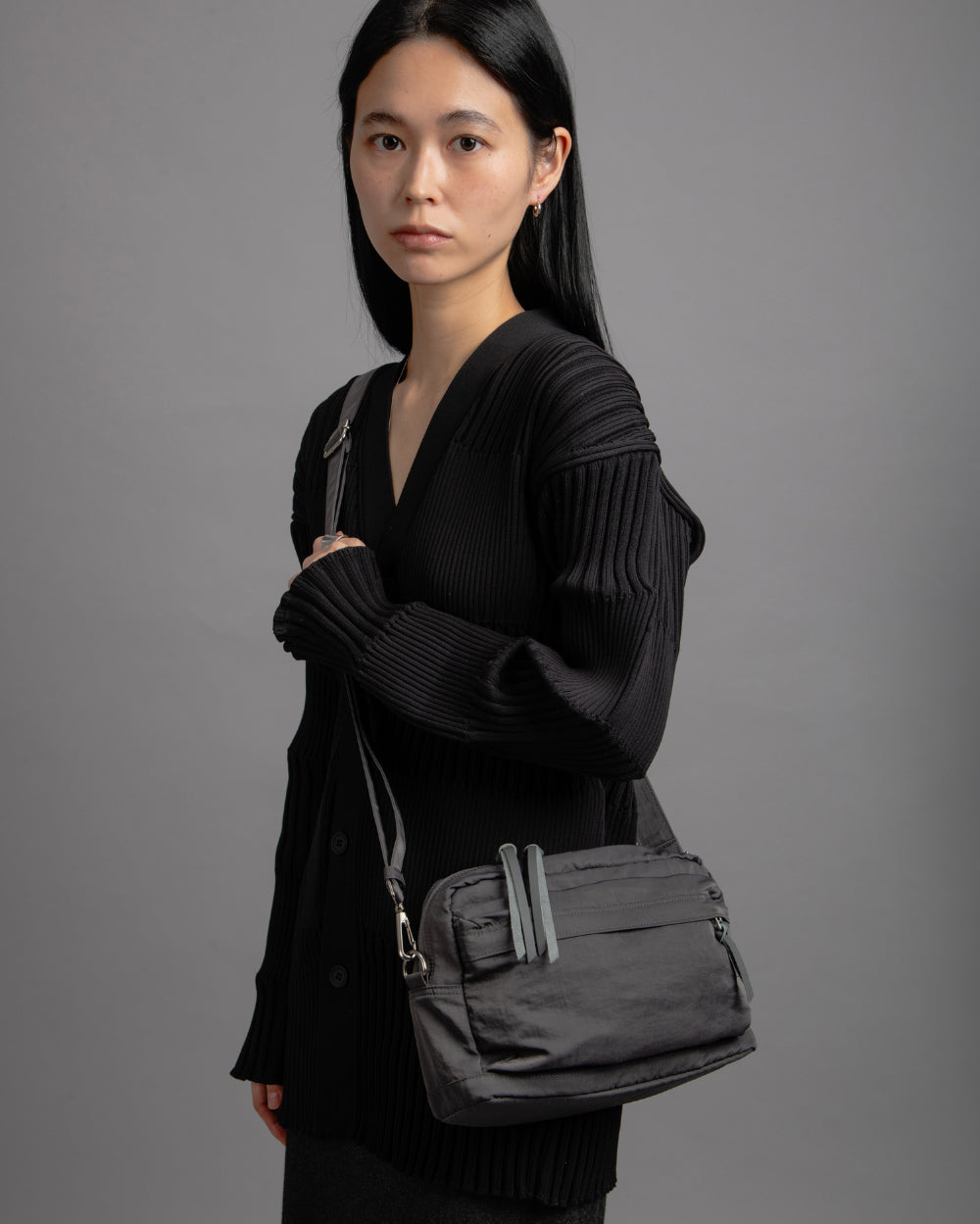 【Requisite レキジット】Cross bag 001 (Grey)