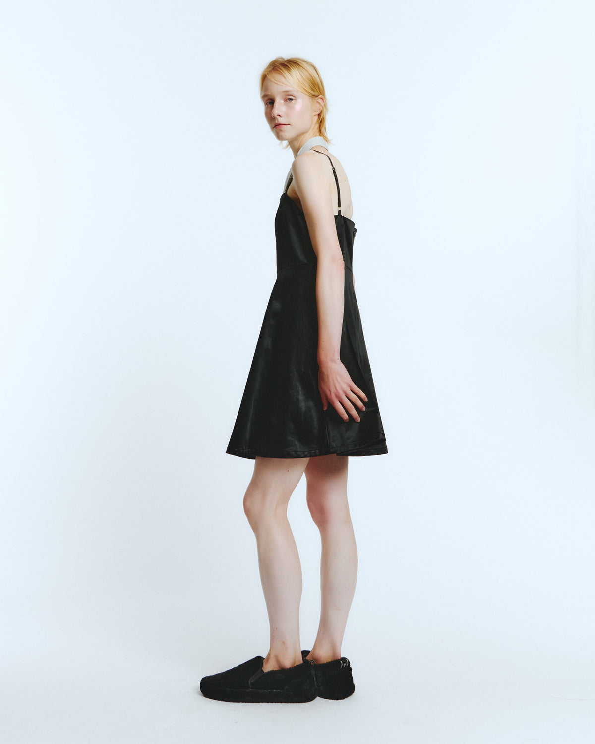 SLIP DRESS Black