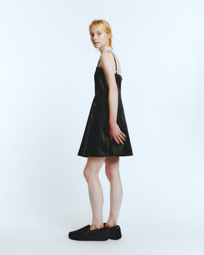 SLIP DRESS Black
