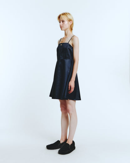 SLIP DRESS Navy