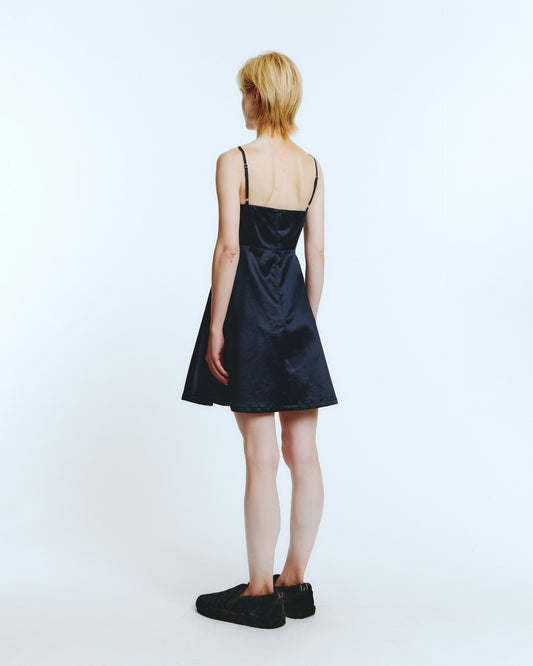 SLIP DRESS Navy