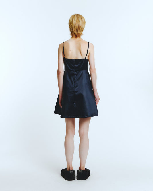 LOVE CRAZY WILD MAN SLIP DRESS Navy(ネイビー) 商品画像4/9