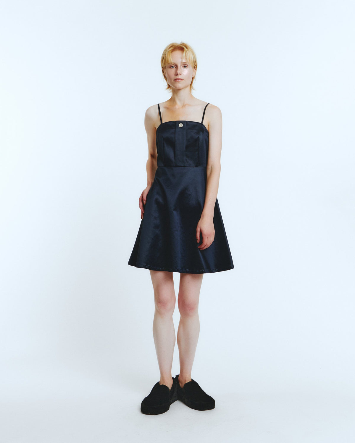 SLIP DRESS Navy