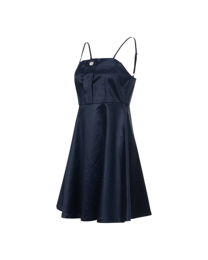 SLIP DRESS Navy