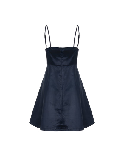 SLIP DRESS Navy