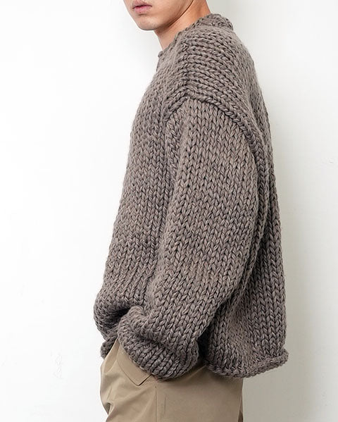 [HANDMADE] Shaggy Round Knit