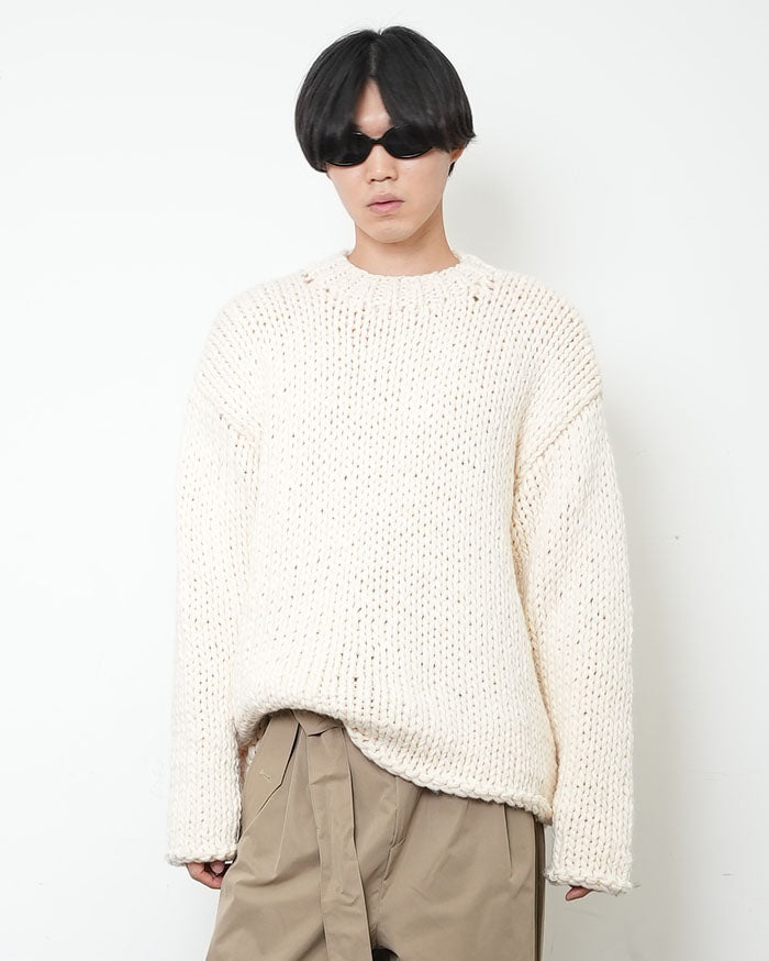 [HANDMADE] Shaggy Round Knit