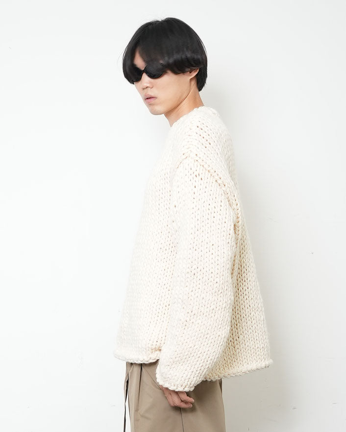 [HANDMADE] Shaggy Round Knit