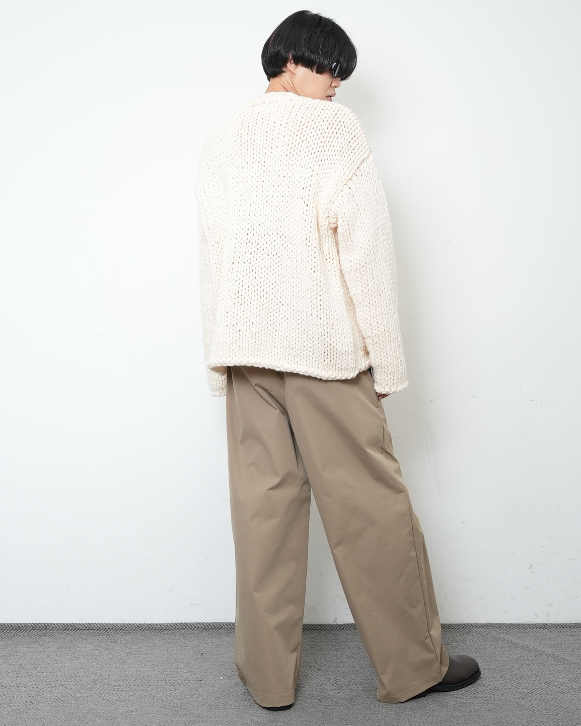 [HANDMADE] Shaggy Round Knit