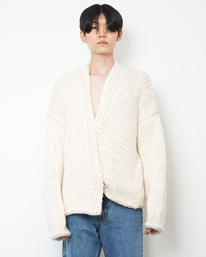 [HANDMADE] Shaggy Knit Cardigan