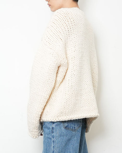 HANDMADE] Shaggy Knit Cardigan – WooStore