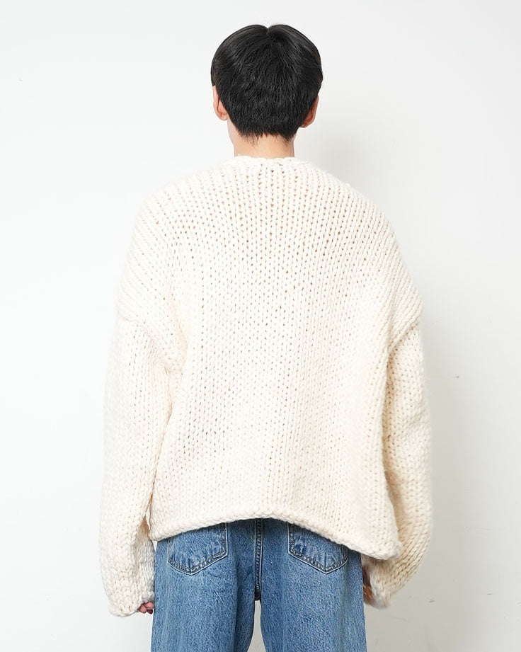 [HANDMADE] Shaggy Knit Cardigan