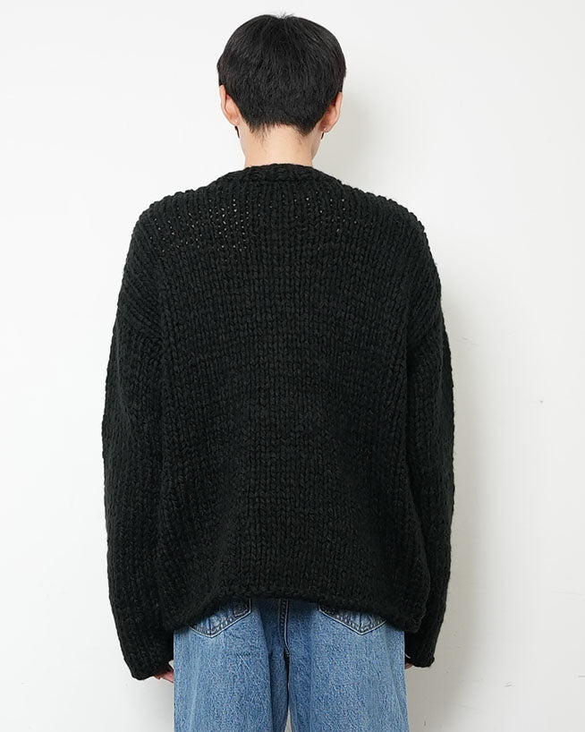 【HANDMADE】Shaggy Round Knit