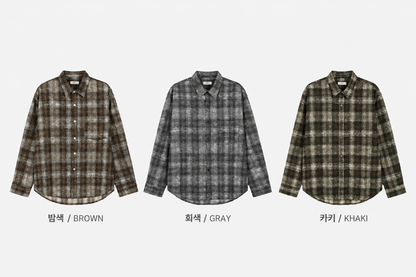 Distressed Plaid Shirt