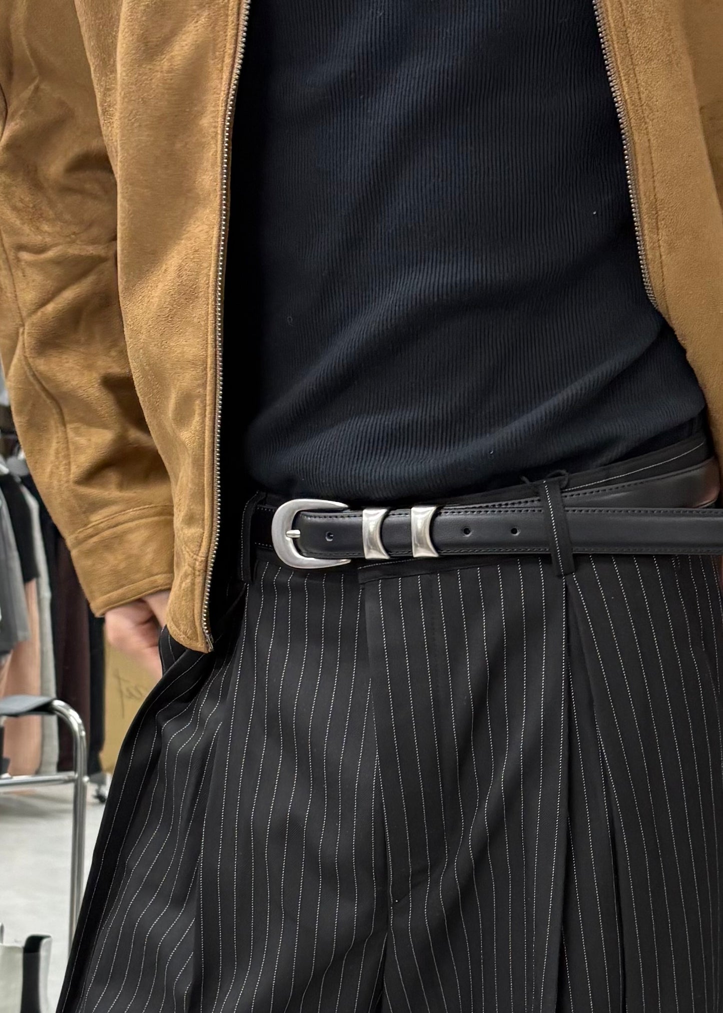 Link Leather Belt