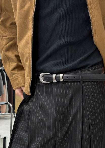 Link Leather Belt