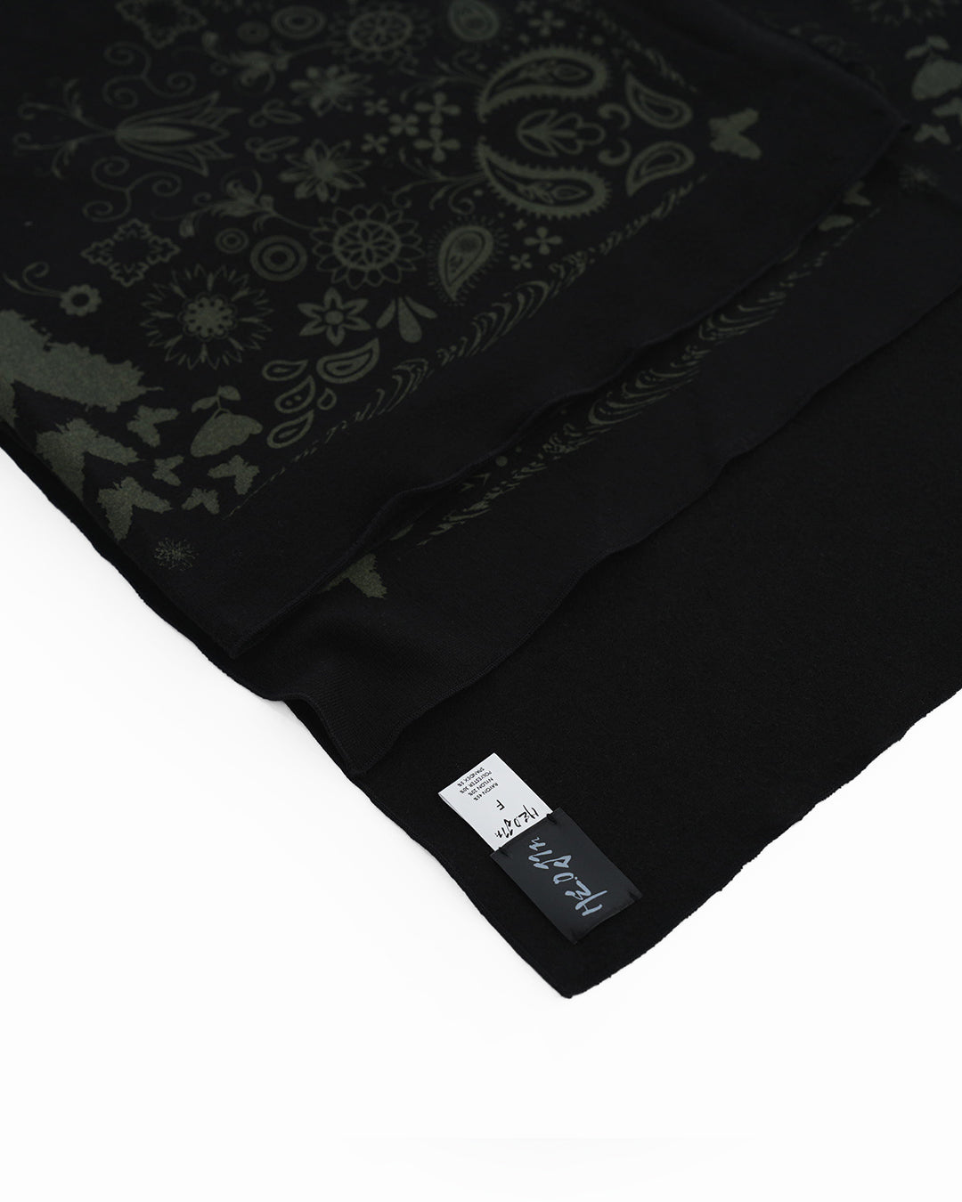 Cozy Bandana Muffler_Black 