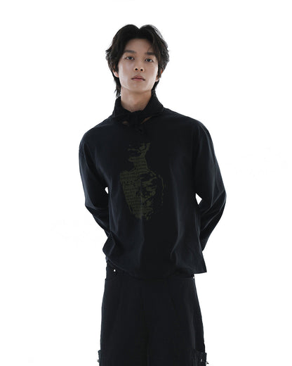 Cozy Bandana Muffler_Black