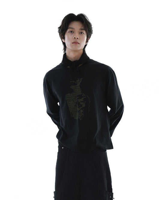 Cozy Bandana Muffler_Black 