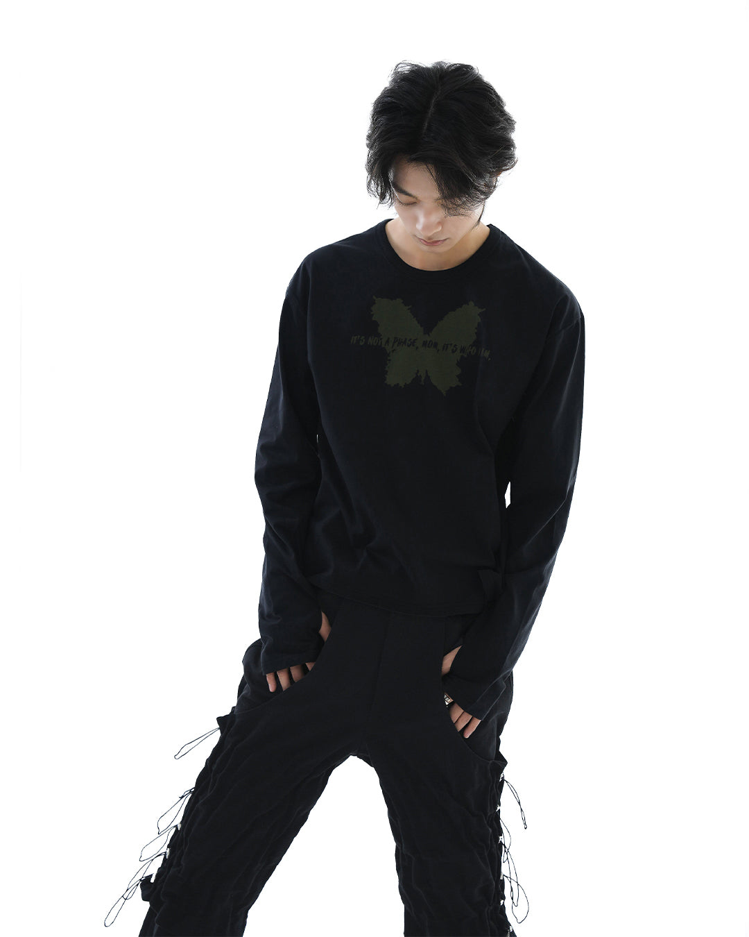 IMI Crop Long Sleeve_Black