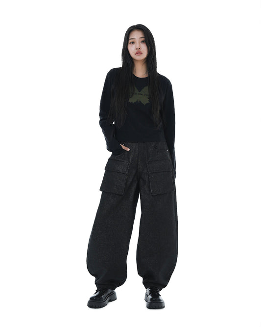 I.M.I Crop Long Sleeve_Black