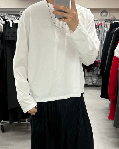 Cropped Smooth Long Sleeve Tee