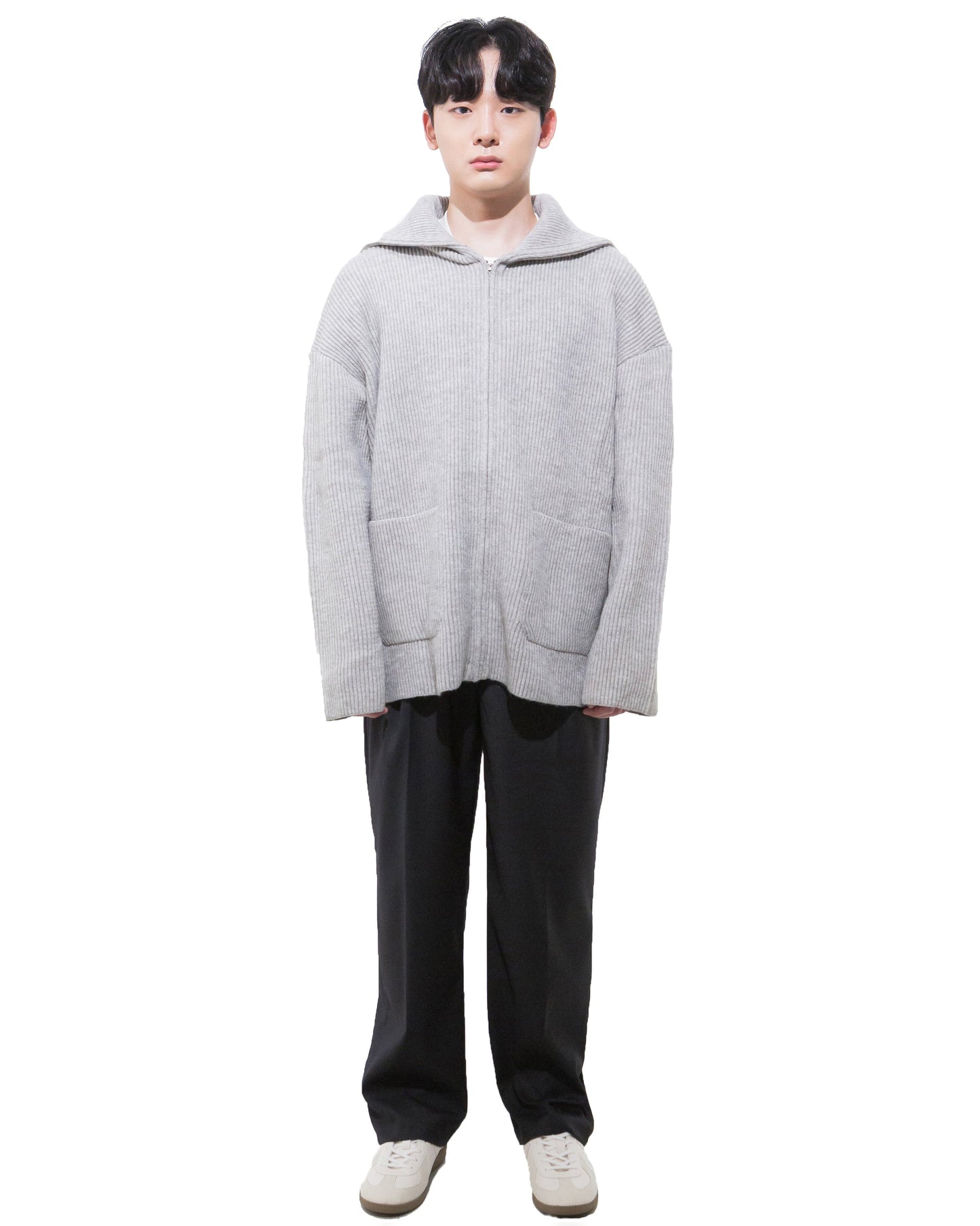 【즉납】Longneck Drivers Knit-GRAY 