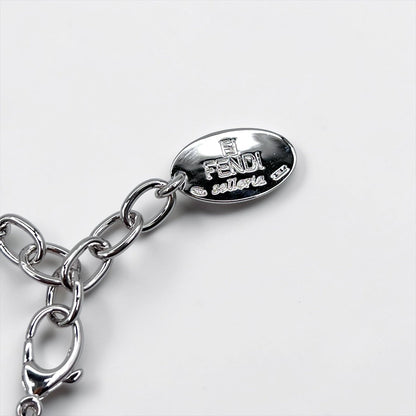 FENDI セレリア selleria シルバー チェーン ブレスレット 925 STERLING オーバル ロゴ プレート