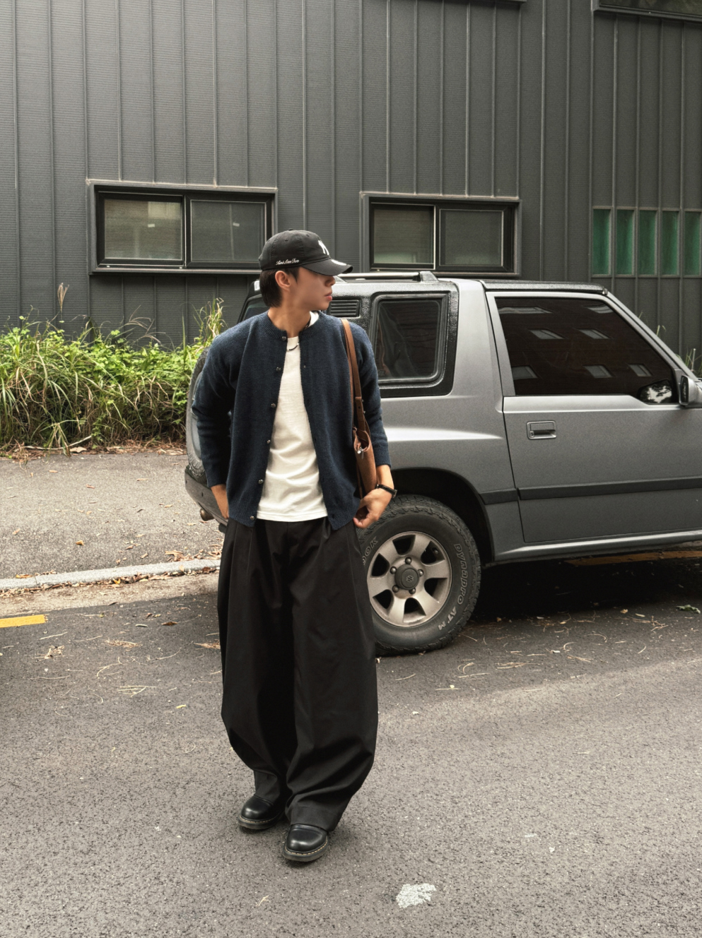 Balloon Wide Cotton Pants